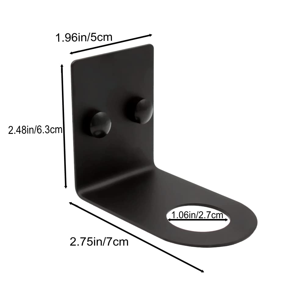 Bijun Soap Bottle Dispenser Holder Wall Mounted, Hand Pump Bottles Dispenser Stand Hanging Rack Shampoo Standing Shelf Storage H